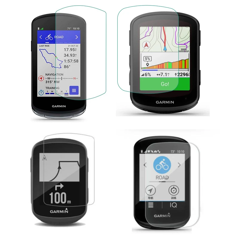 Pellicola Protettiva Per Schermo In Vetro Duro Per Garmin Edge 540/840/530/830/520/820/1000/1040 Solar/1030/130 Plus/Explore 2