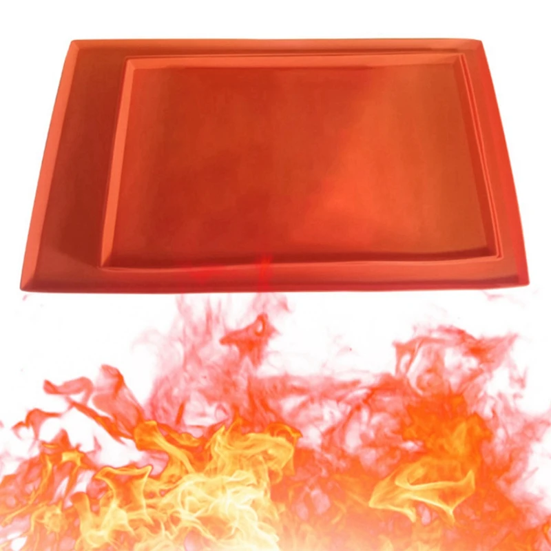 28Inch Protective Cover Mats Griddle Top Covers Griddle Cover Silicone For Blackstone Protector -Orange