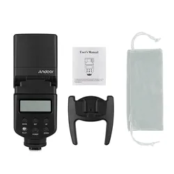 Andoer Adjustable LED Fill Light On-Camera Flash with Bracket (GN40 Flash)