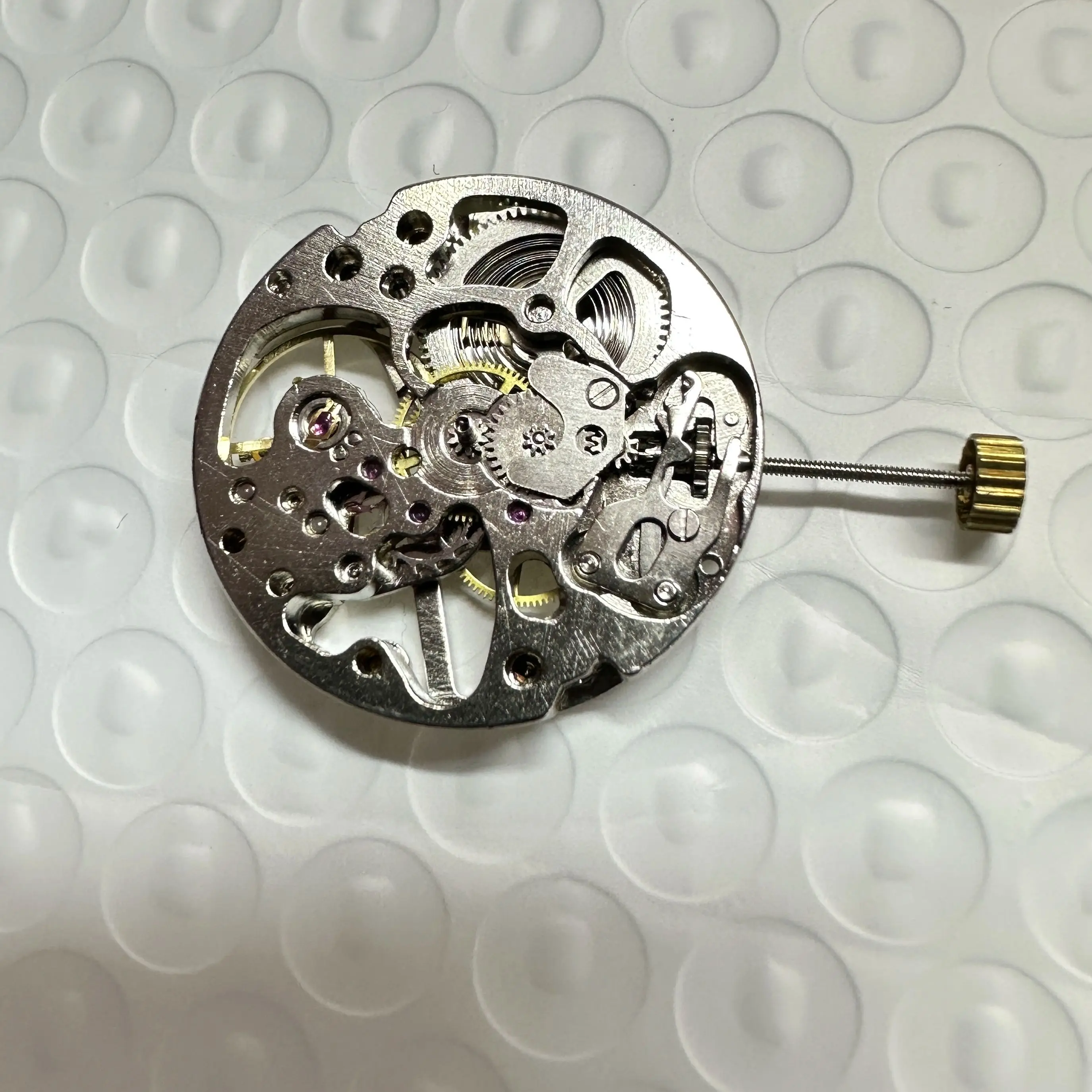 Stainless Steel Manual Movement Watch Case - DIY Watchmaking Accessory