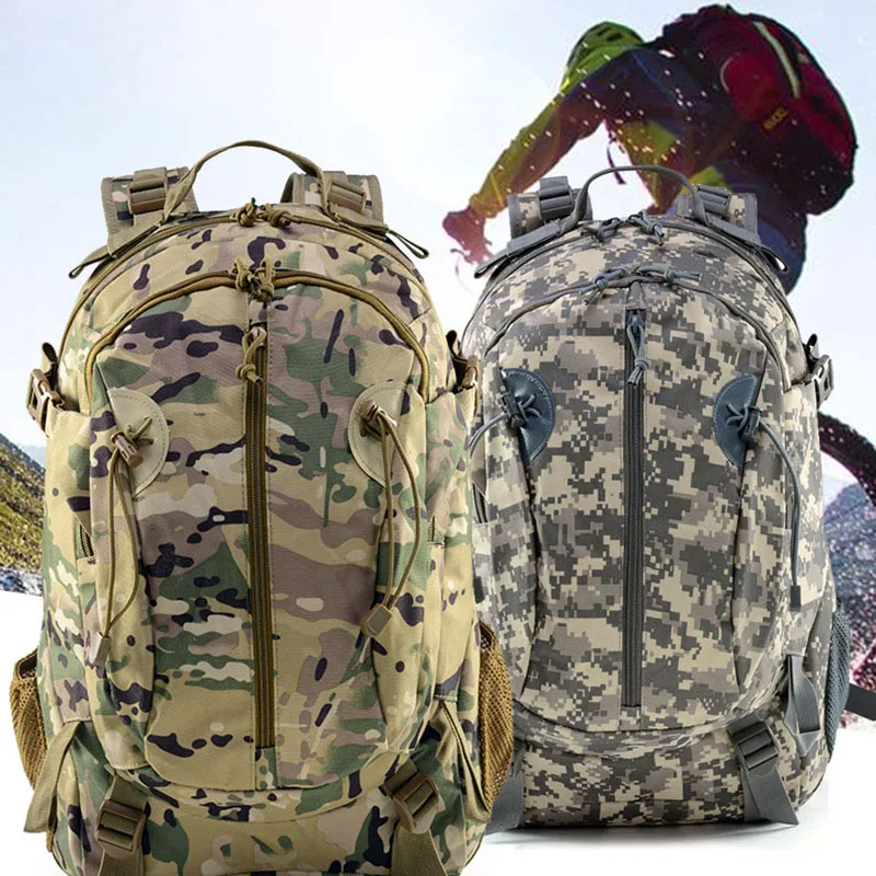 

Men's New Large Capacity Backpacks Outdoor Sports Oxford Cloth Waterproof Bag Army Camouflage Military Tactical Backpack