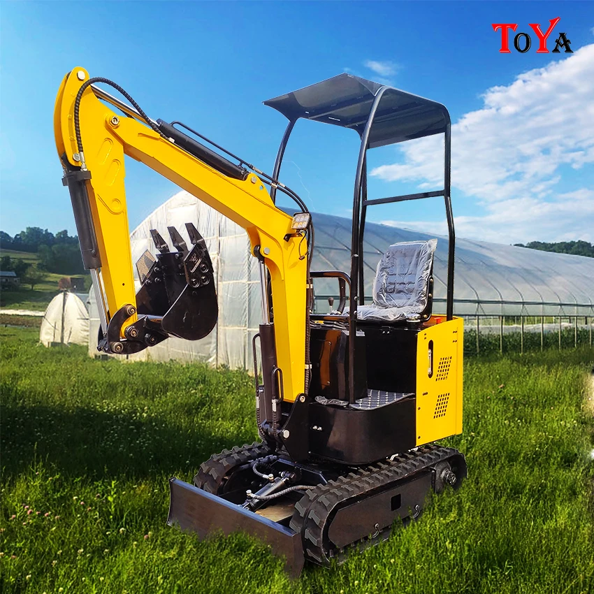 Hydraulic Mini Crawlerl Excavator Digging Drilling Small Garden Tractor