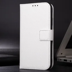Luxury Leather Smooth Book Flip Cover for OnePlus Nord CE Series (White)