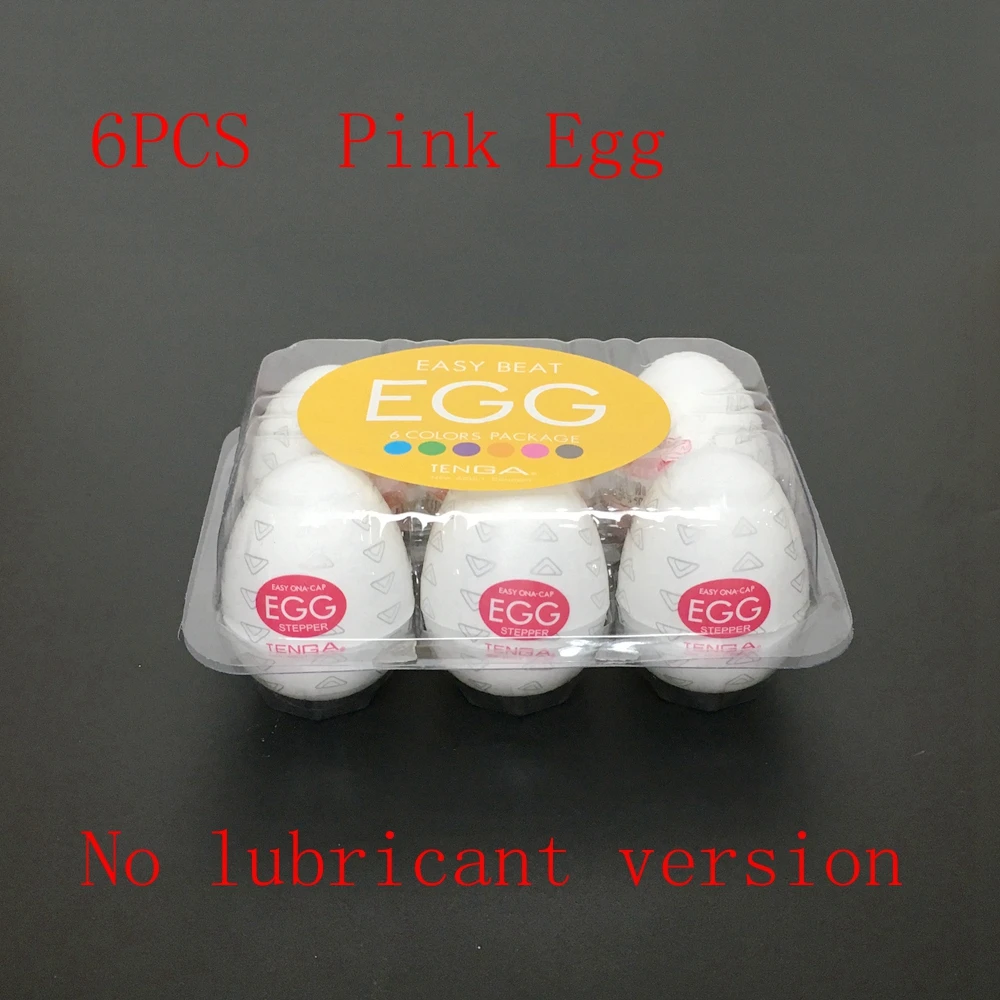 6PCS Pink Egg