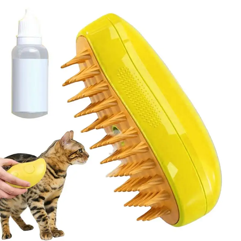 

3 in 1 Cat comb Electric Spray Massager for cats grooming Steamy pet Brush USB Charging Floating Hair Removal dog brush Pet Care