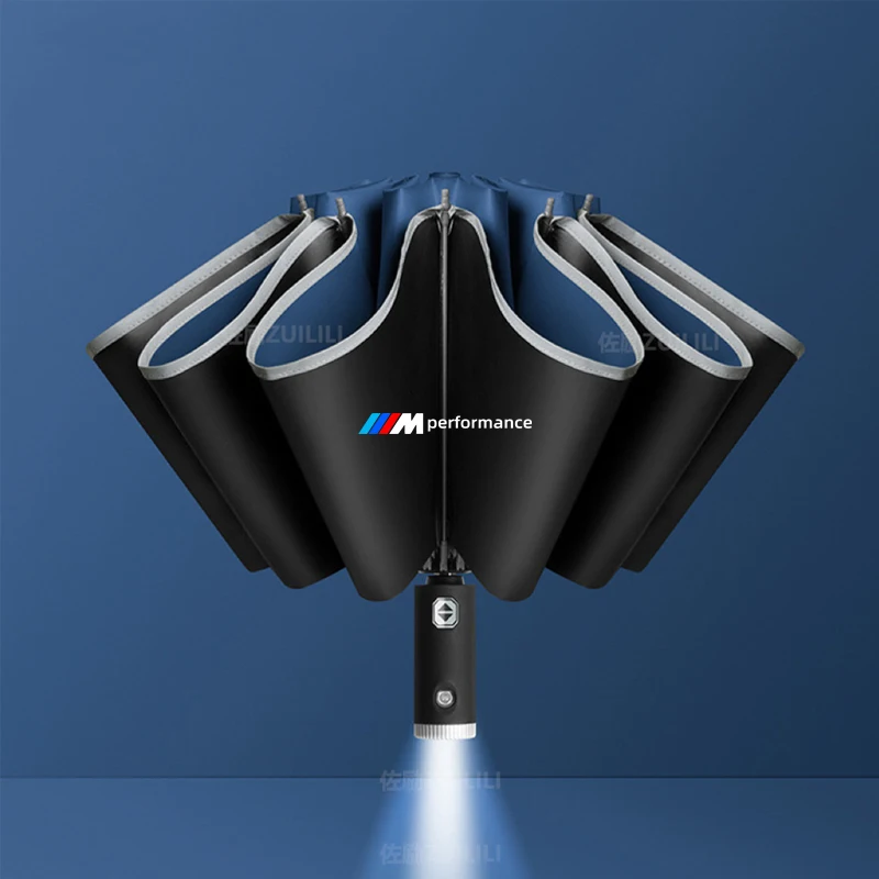 Car Automatic Folding Windproof Sunshade Umbrella For BMW M Performance E39 E46 E60 E90 E91 G80 F10 F15 F25 F20 F30 G20 X1 X3 X5