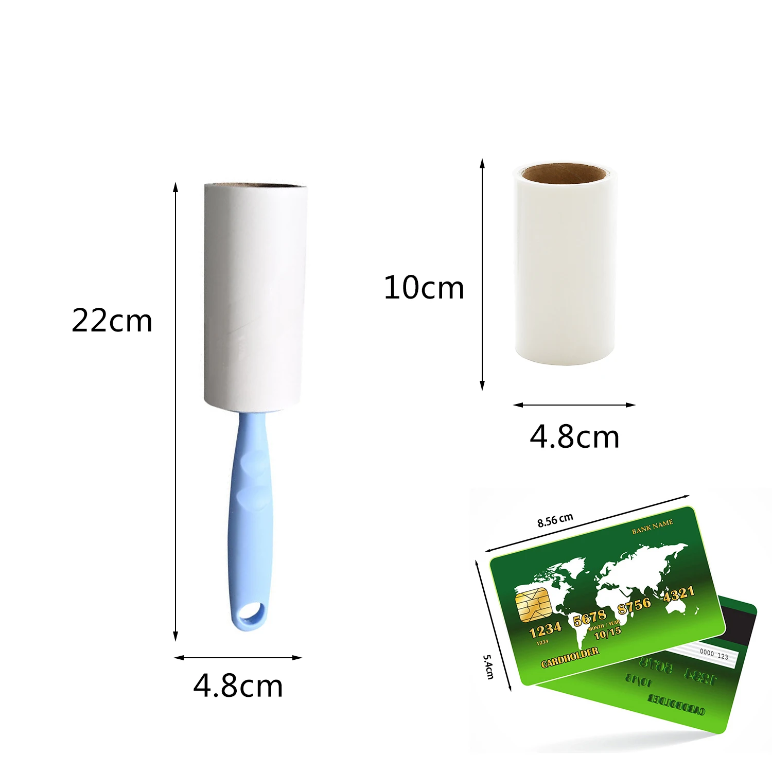 Lint Roller With Refills Sticky Remover Pet Dog Hair Clothes Sofa Dust Cleaning Remover Replaceable Roll Brush CleaningAccessory images - 6