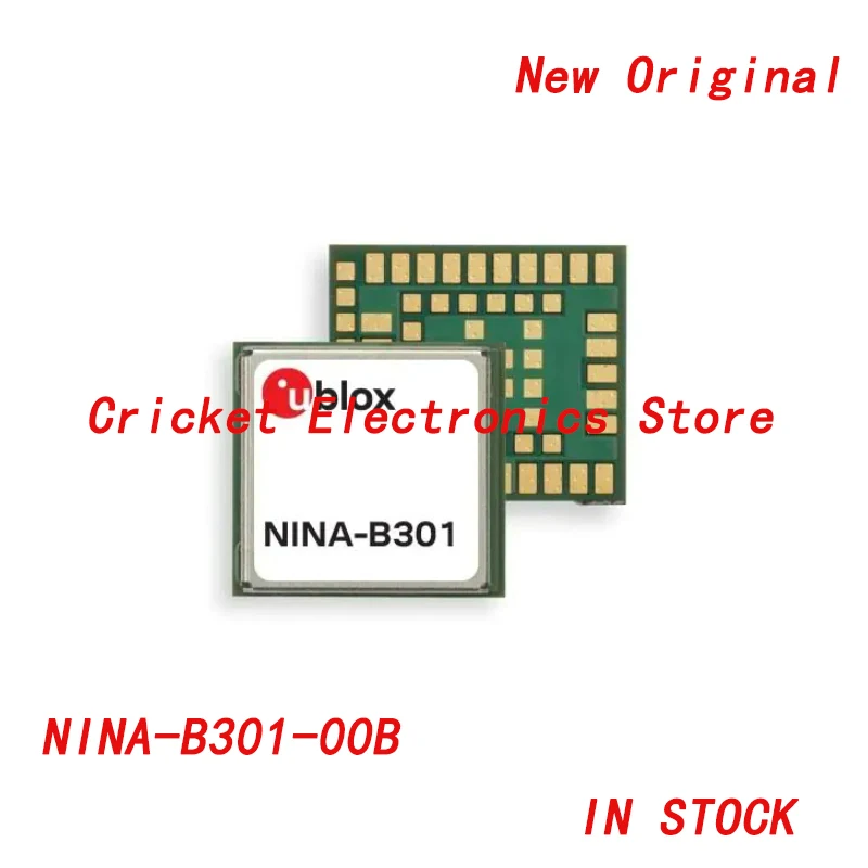 

NINA-B301-00B Bluetooth module -802.15.1 Bluetooth Low Energystand lone, antenna pin, Open CPU10.0x11.6 mm