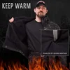 Outdoor Jackets Men Clothing Warm Soft Shell Tactical Jacket Windbreaker Combat Jacket Mens Hooded Bomber Coats Hiking Clothes 6