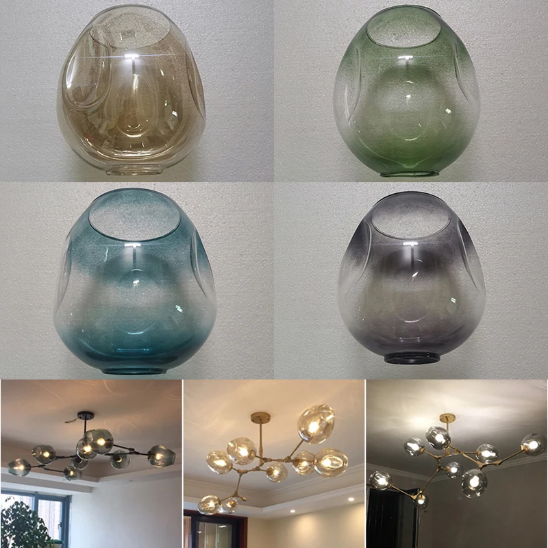 

DIY Glass Lampshade Lamp Cover For Pendant Light Shades Chandelier Shade Parts Accessory Fitting Lamp Covers Lampshades