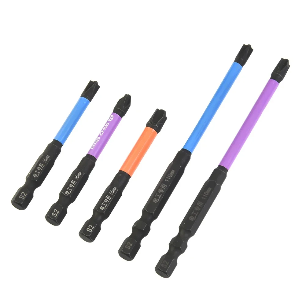 Magnetic Screwdriver Bit FPH1 FPH2 FPH3 Cross Driver Bit 65/110/150mm Anti Non-slip WaterProof Tools 1Pc for Electrician Socket magnetic screwdriver bits magnetic screwdriver bit set screwdriver bit