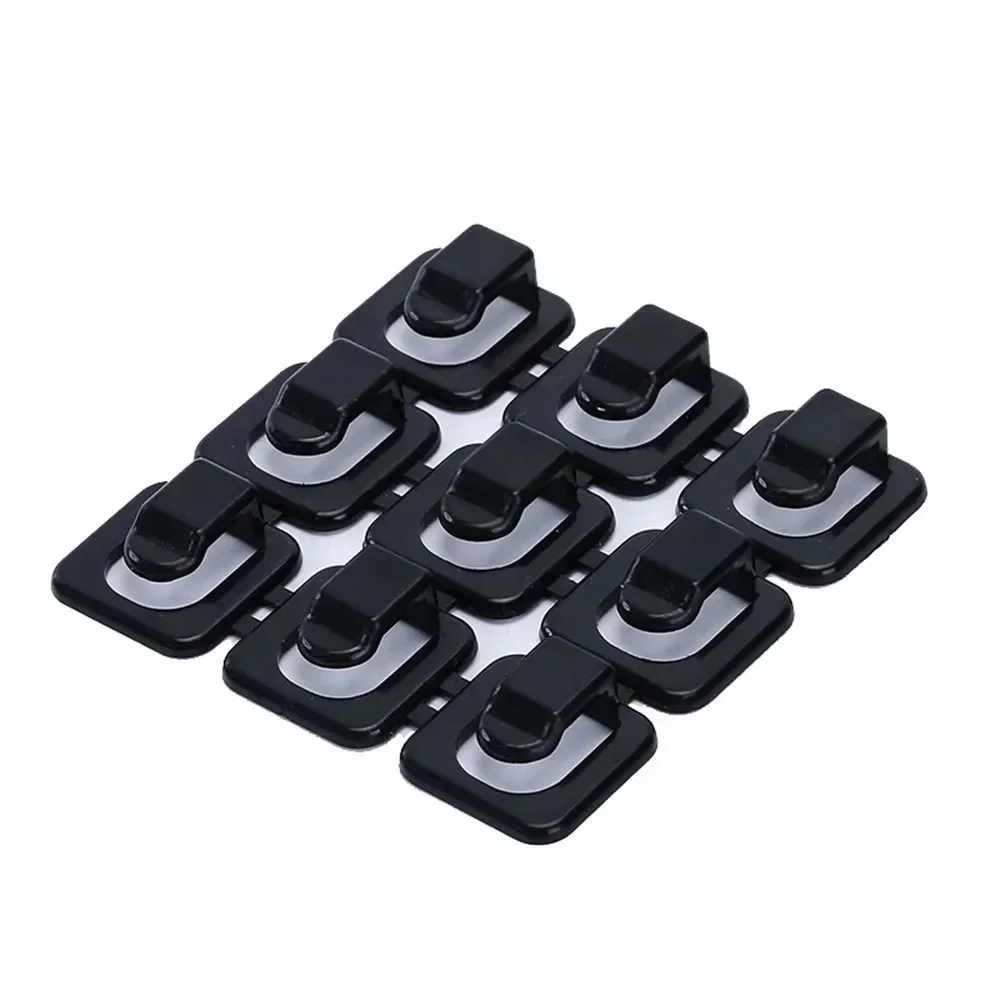 Cable Clip 18pcs/set Desk Cable Holder Self-adhesive USB Cables Winder Organizer USB Charging Clips Desk Tidy Organiser