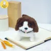 Cute Soft Electric Puppy Brown Pink Gray Puppy Children's Educational Puzzle Universal Birthday Gift For Boys And Girls Children 3