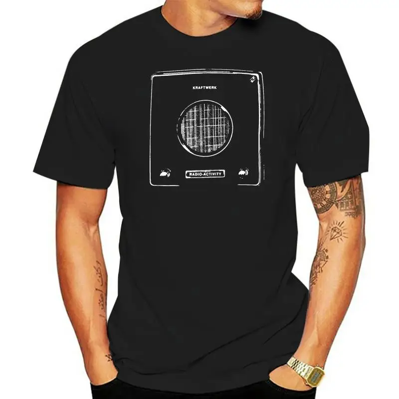 Kraftwerk Radio Activity Black T Shirt Electronic Synth Pop Neu Ultravox Colorful Tee |