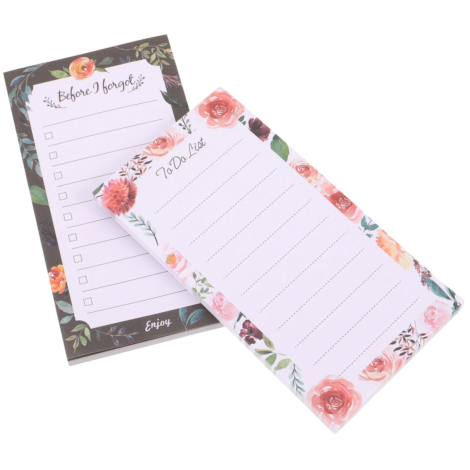 2pcs Magnetic Notepad Planners Fridge To Do List Pads Grocery Schedule Notepads Shopping List Pads 3 books memo pad fridge magnetic notepad to do list notepad fridge magnetic backing note pads