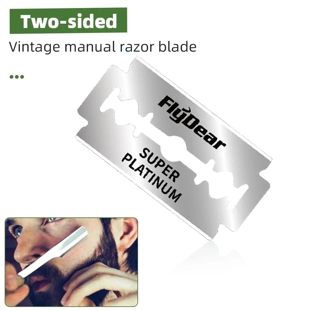 Classic Retro Stainless Razor Double Edge Razor Blades