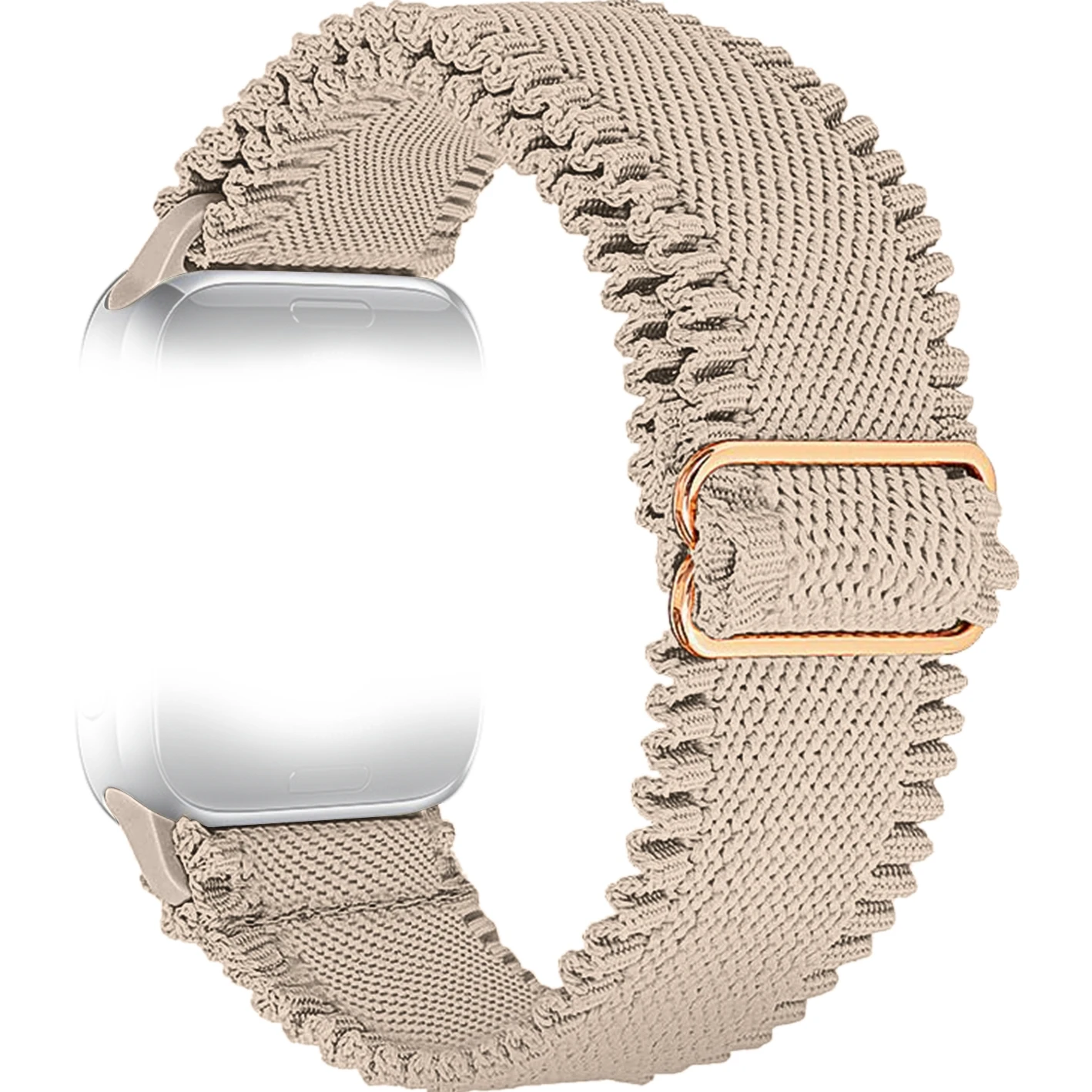 ตัวเลือกสินค้า สายรัดข้อมือลูกไม้ไนลอนยืดหยุ่น สำหรับ Apple Watch 38-49 มม.