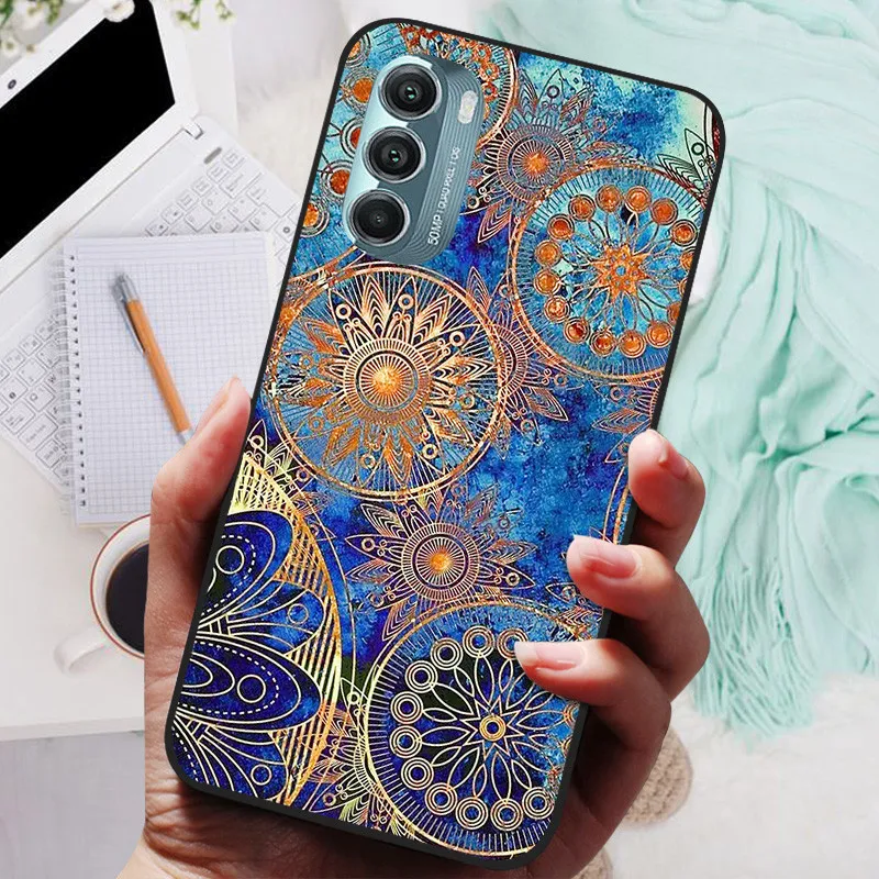 Lion & Wolf Black Silicone Soft Back Protective Case - Sleek & Stylish Cover
