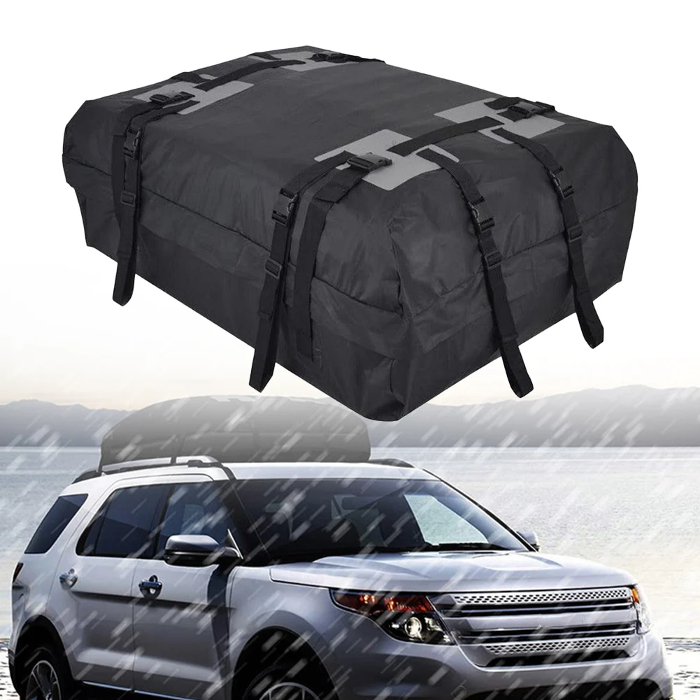 

Durable High Quality Practical Brand New Car Exterior Accessories Roof Package Cargo Bag Waterproof Carrier 109*86*43cm 600D