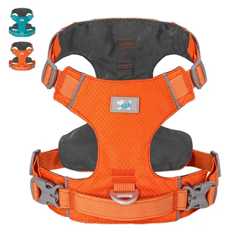 Reflective Nylon Dog Harness Breathable Pet Dog Vest Harness