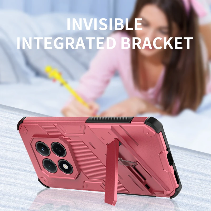 Shockproof Armor Protective Hard Kickstand Case