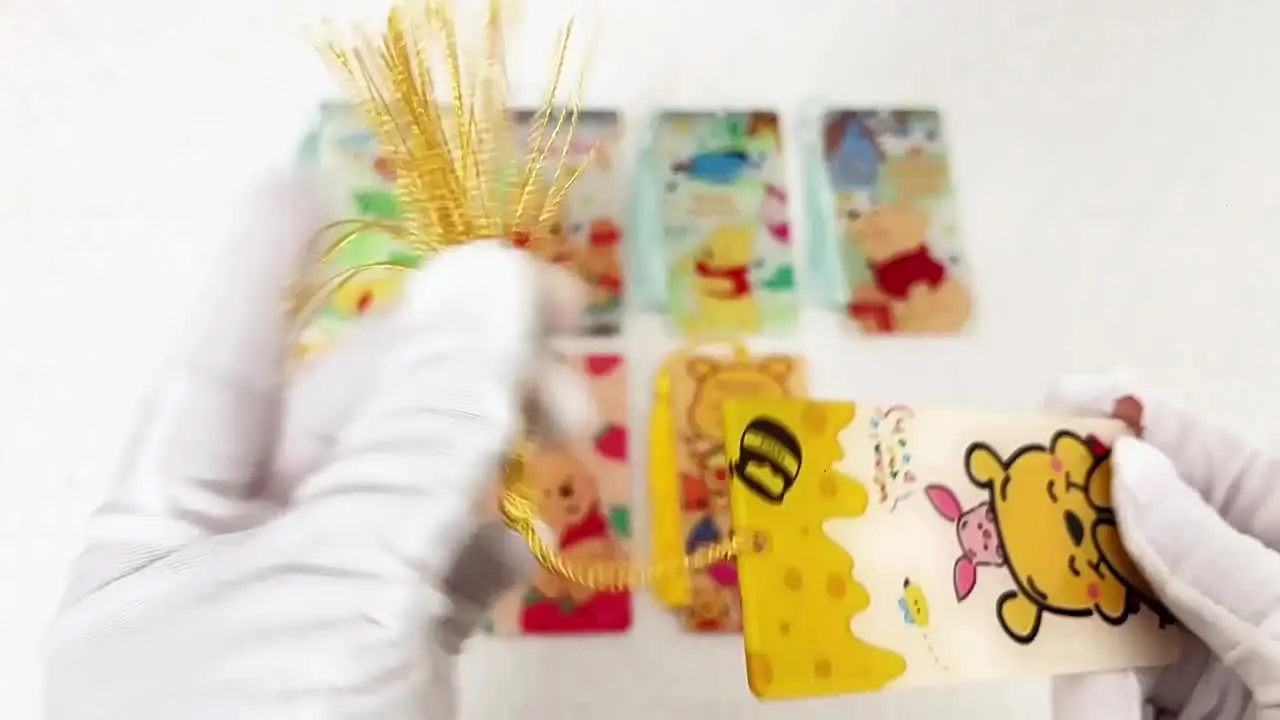 Закладка Disney Cute Winnie the Pooh — акриловая закладка с кисточкой и мультяшным узором