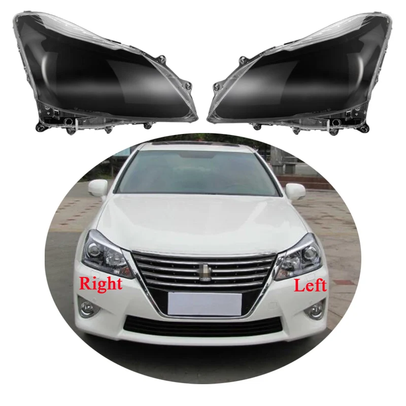 

Новая передняя лампа для Toyota Crown 2012-2014, задняя крышка для автомобиля, задняя крышка для автомобиля, яркие стеклянные крышки для абажура