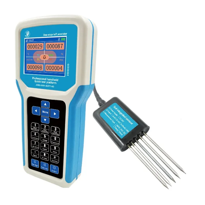 

Soil detector nitrogen phosphorus potassium moisture temperature PH tester conductivity pH soil nutrient detector