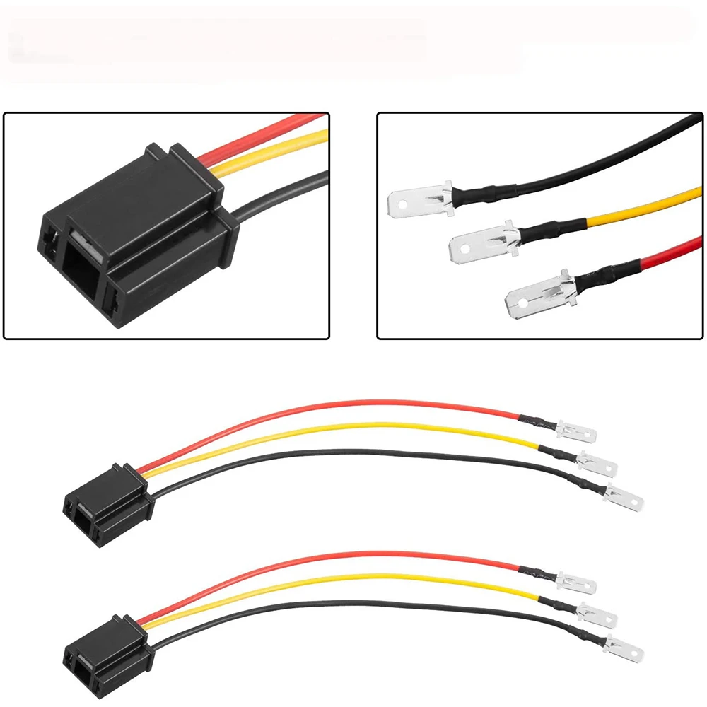 

H4 9003 Ceramic Wire Wiring Car Head Light Bulb Lamp Harness Socket Plug for Headlights