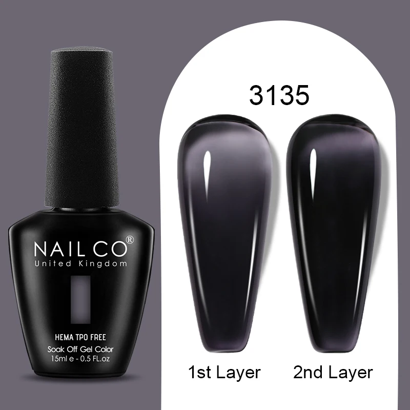 NailCo Jelly Gel Nail Polish - 44 Vibrant Colors