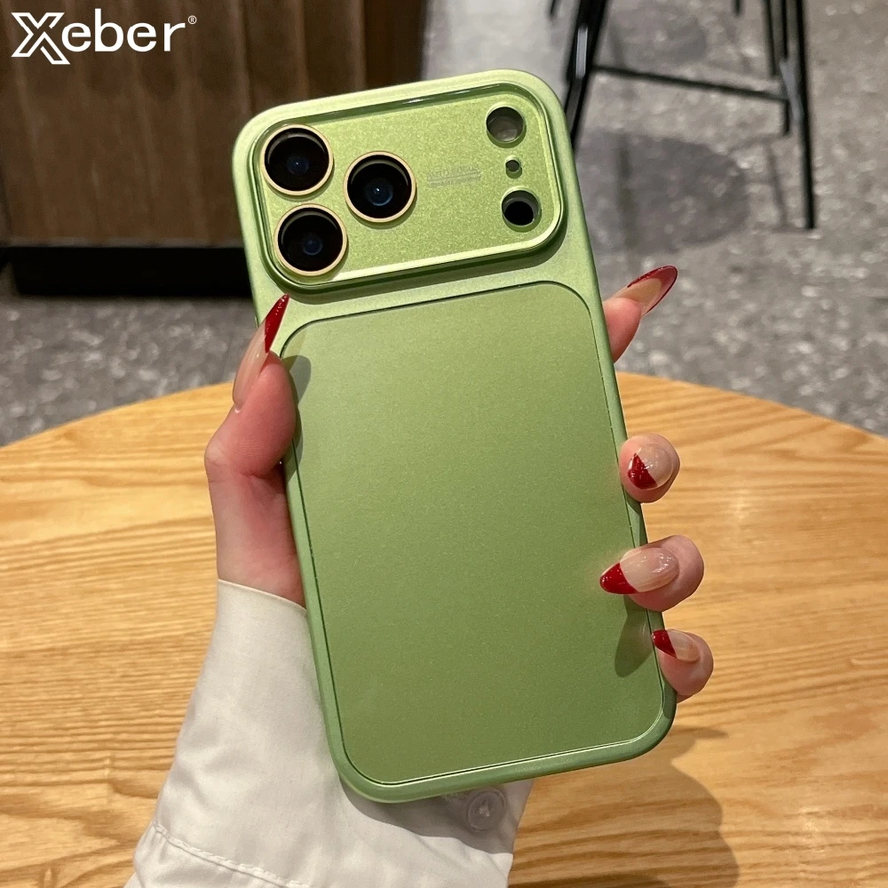Sleek Metallic AG Matte Case with Glass Lens Protection