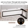Vanity desk with mirror and lights, 3 Color Touch Screen Dimming Mirror, Adjustable Cabinet and 5 Sliding Drawers, Power Strip 2