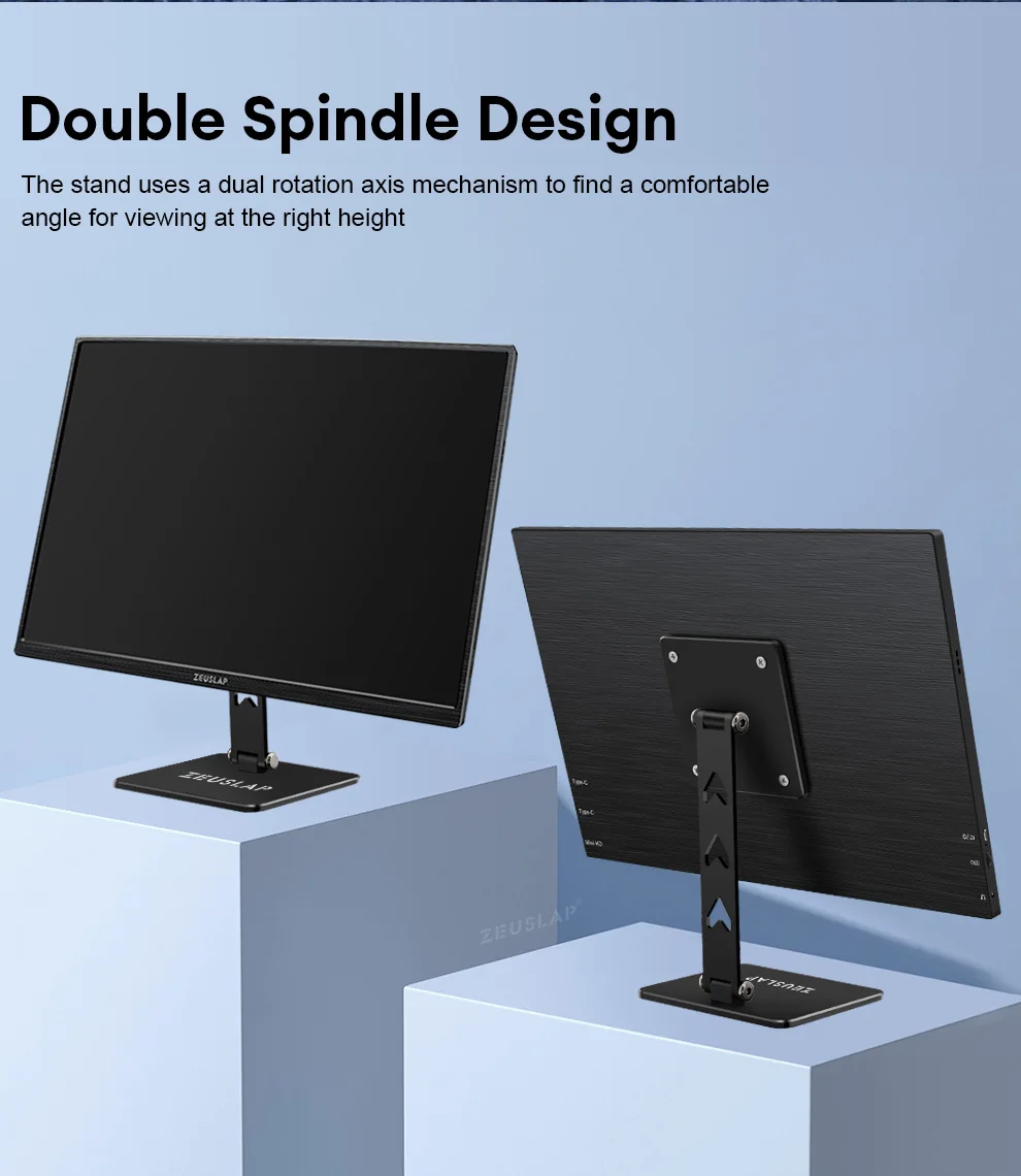 de bureau rotatif pour moniteur support en métal traité pour moniteur montage vesa