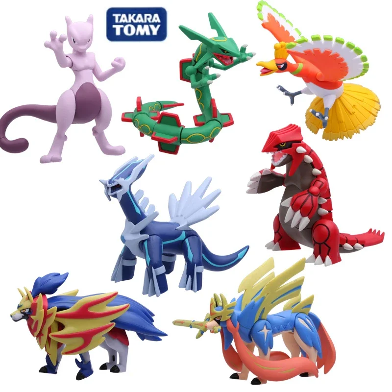 

Японские Оригинальные фигурки Takara Tomy Ho-Oh Lugia Groudon Kyogre Palkia Zekrom Kyurem Necrozma Zacian, экшн-фигурки, игрушки