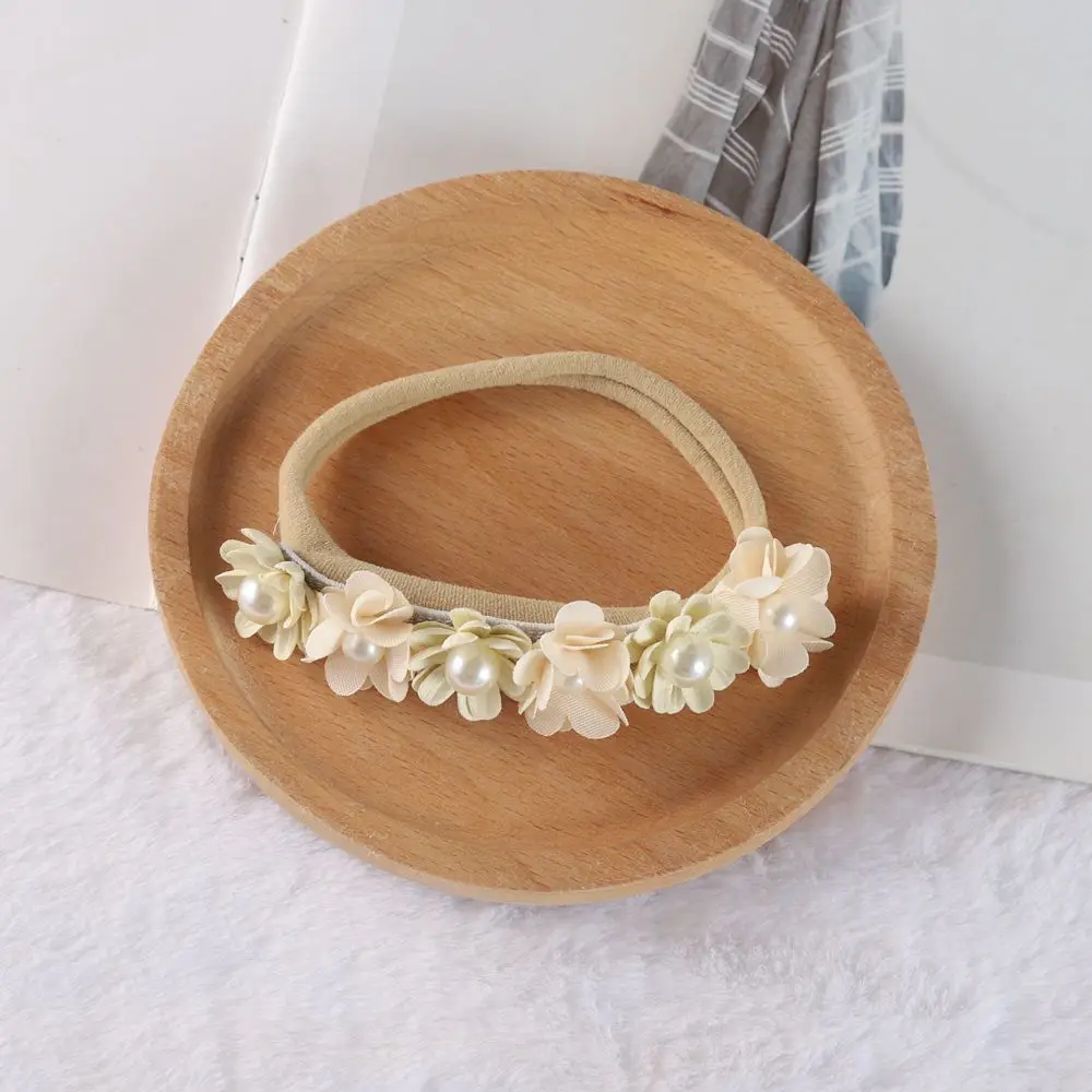 1 stücke/3 stücke Baby Mädchen Stirnband set Nette Baby Elastische Haarband Neugeborenen Kopf Blume Kleinkind Stirnband headwear Kinder Zubehör – Detail 10