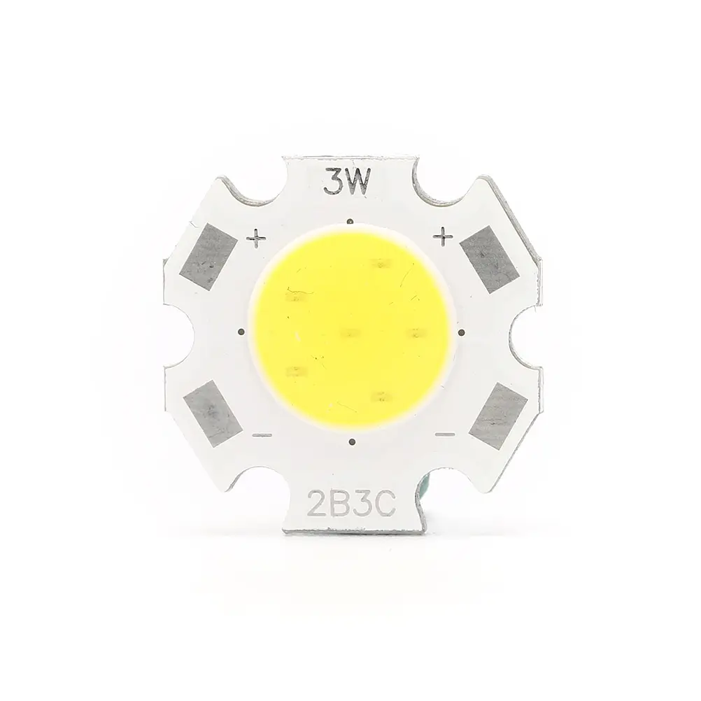 5PCS DC9V-10V COB 3W LED Cob Light Source Chip 300m Spot Lights Chip On Board Bulb Ceiling Spotlight Lamp Lighting