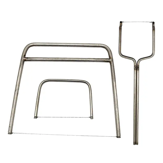 Coupe-fil d'argile créatif, outil de coupe, coupe-boue en acier inoxydable, trancheur en forme de U, argile céramique, grattage polymère, outil de poterie 5