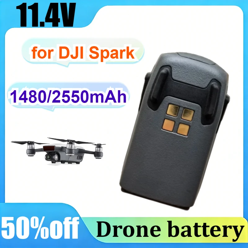 For Spark Drone Replacement Battery 11.4V 1480mAh/2250mAh High Quality UAV Acce
