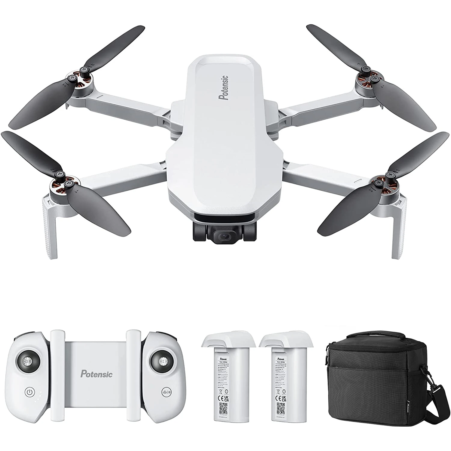 

Potensic RC Mini Drone 4K Camera Remote Control Helicopter Circle Fly Toys Dron Follow Me GPS Auto Rerurn Quadcopter for Kids