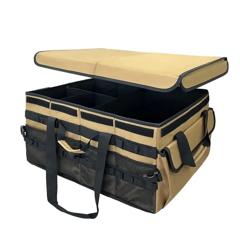 

Portable Foldable Car Trunk Organizer Waterproof 600D Oxford Polyester Storage Box Auto Interior Stowing Tidying Container Bags