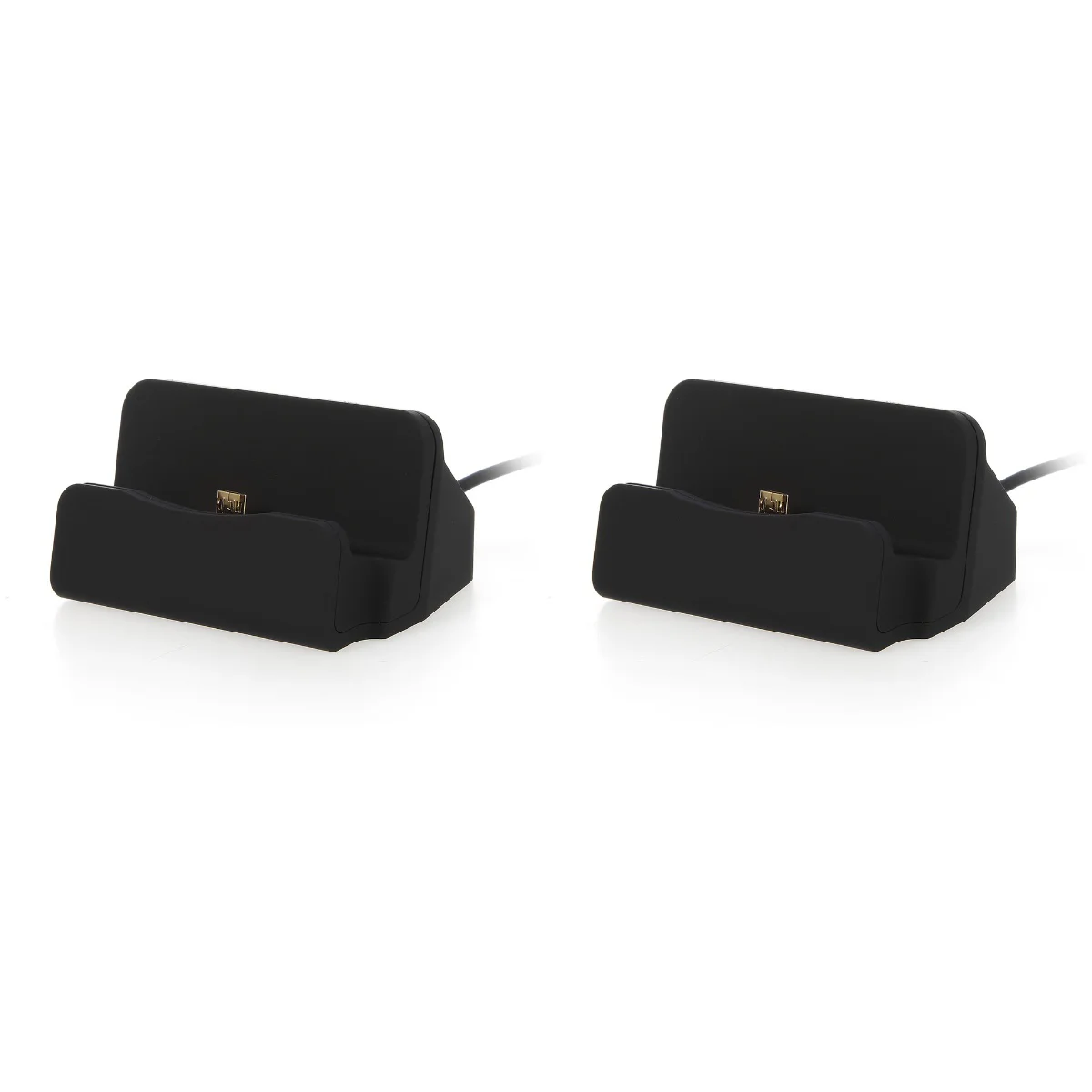 

2 PCS Desktop Stand Dock Quick Mobile Holder Cell Phone Station Miniature