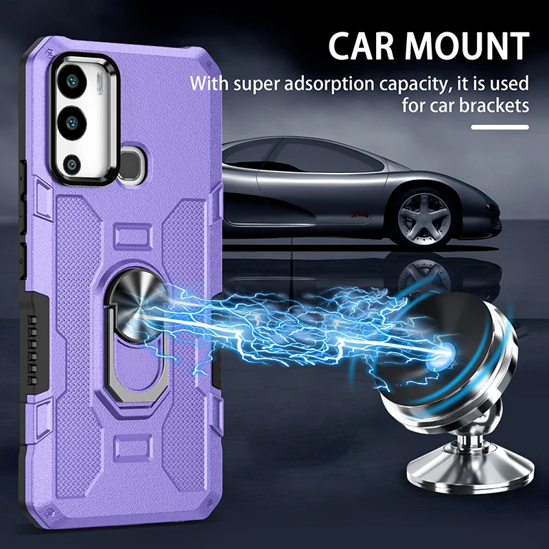 Ring Holder Shockproof Phone Case Cover