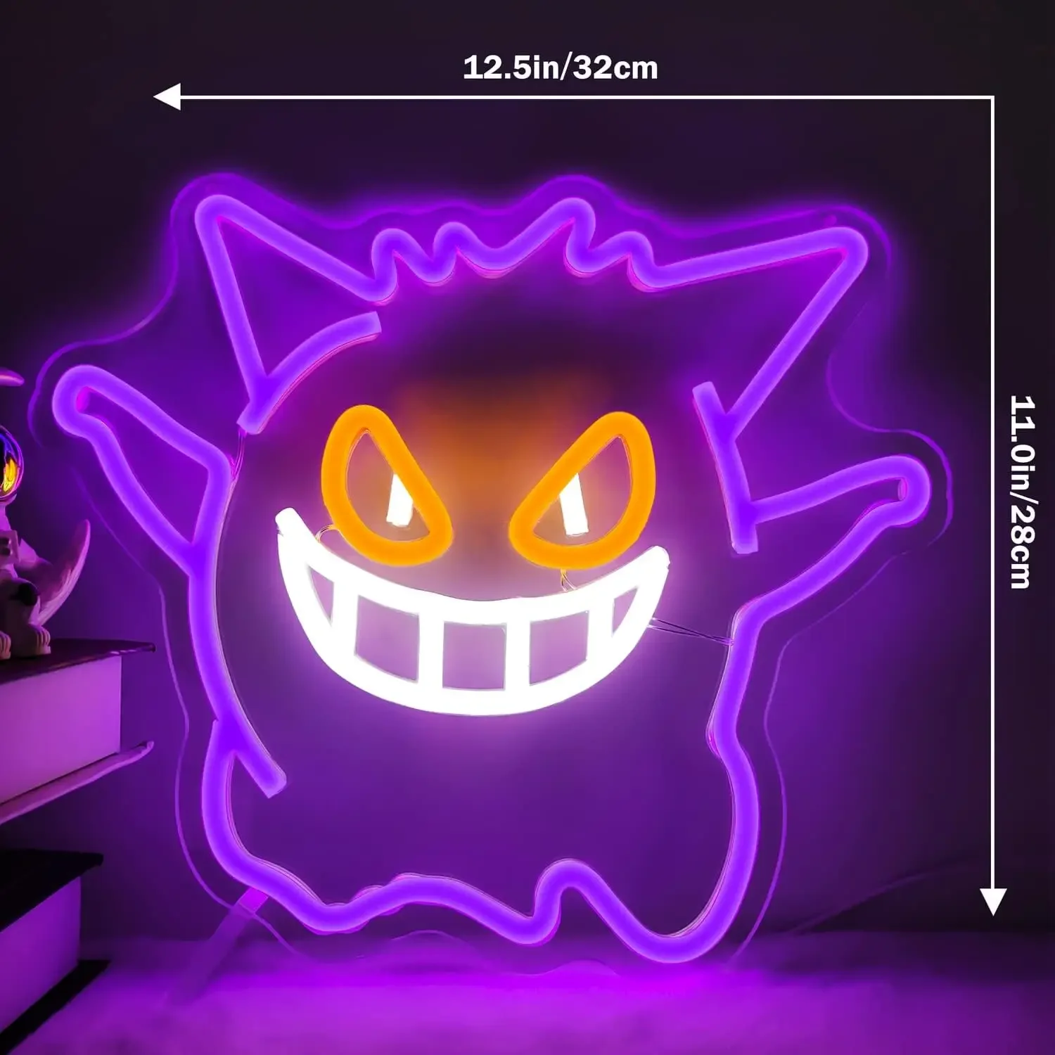 Anime Neon Sign Game Neon Signs for Wall Dimmable Light Signs Gaming Bedroom Party Wall Decor Light up Sign