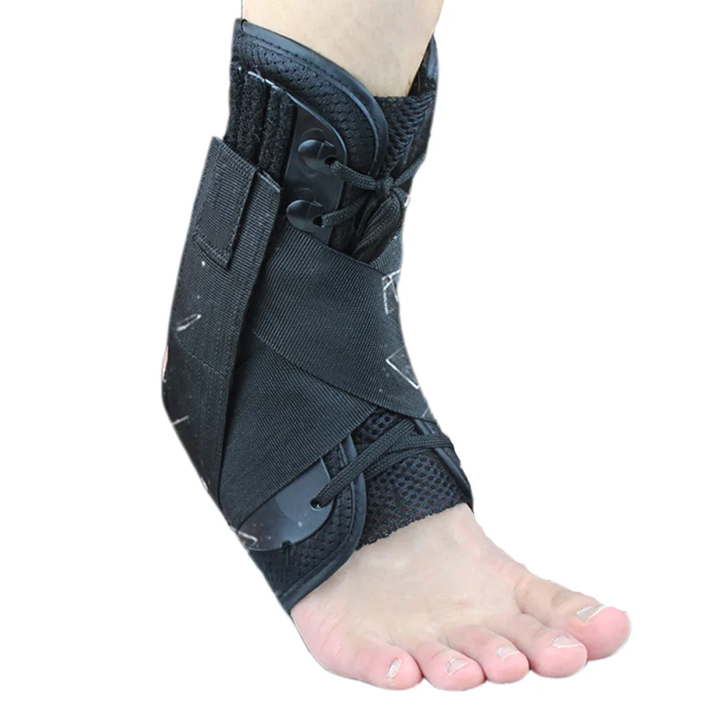 Ankle Brace Support Stabilizer Sports Football Compression Adjustable Lace Up Ankle Socks Protector Orthosis football socks ankle socks ankle support compression socks ankle straps fitness ankle straps ankle support brace ankle wrist cuffs