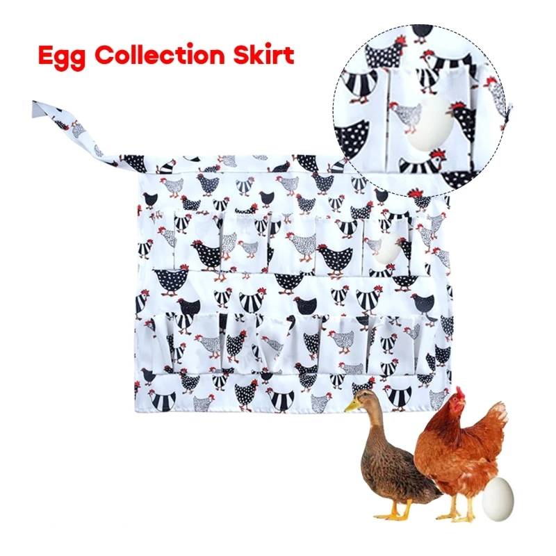 

Кухонный Фартук для сбора яиц, Кухонный Фартук с глубоким карманом для цыплят и фермеров