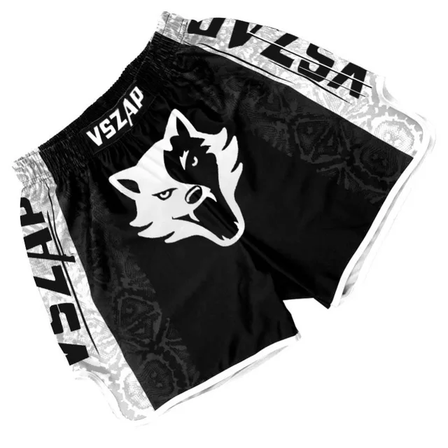 Muay Thai Pants Breathable loose Printing Kickboxing Fight Grappling Short MMA Boxing Shorts Clothing Sanda Fight Grappling H3