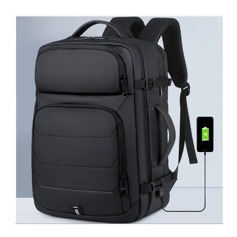 

Travel Backpack For Men 17.3 inch laptop USB Charging Waterproof Urban Business Rucksack Schoolbag Larger bag