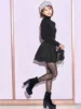 Japanese Style Simple Woman Radian Waistline Slimming Leg-Shaping Short Black Skirt for Women Streetwear Woman Culottes Skirts 3