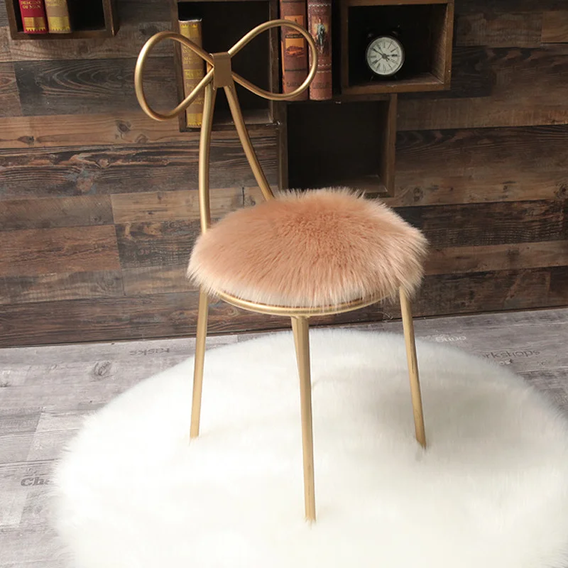 

Modern Dinette Dining Chairs Lounge Kitchen Metal Dining Chairs Floor Stool Chaises Salle Manger Library Furniture LQQ30XP