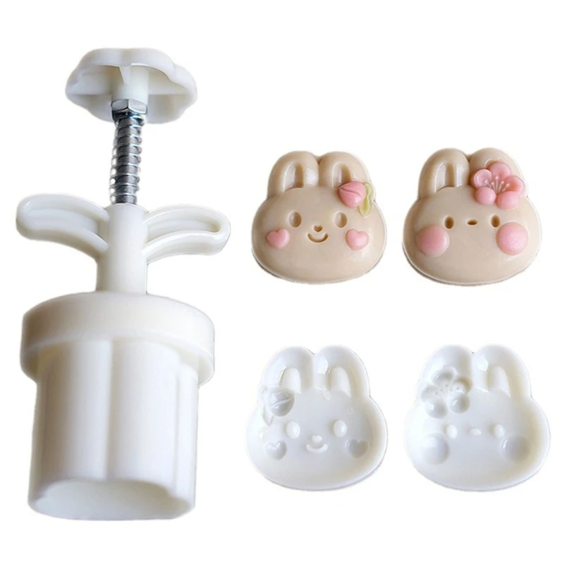 

Ручной пресс формы для печенья 3D штампы вишни-кролика формы кондитерские инструменты для выпечки тортов F1FB